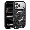 Apple iPhone 17 Pro Uyumlu Kılıf Pırlanta Tasarımlı M-safe Şarj Özellikli Zore Mozaik Silikon Kapak - 3