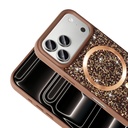 Apple iPhone 17 Pro Uyumlu Kılıf Pırlanta Tasarımlı M-safe Şarj Özellikli Zore Mozaik Silikon Kapak - 4