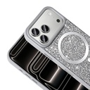 Apple iPhone 17 Pro Uyumlu Kılıf Pırlanta Tasarımlı M-safe Şarj Özellikli Zore Mozaik Silikon Kapak - 5
