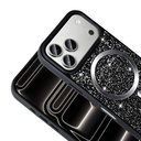 Apple iPhone 17 Pro Uyumlu Kılıf Pırlanta Tasarımlı M-safe Şarj Özellikli Zore Mozaik Silikon Kapak - 6