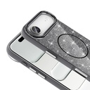 Apple iPhone 17 Air Uyumlu Kılıf M-safe Şarj Özellikli Parlayan Simli Zore Okso Kapak - 10