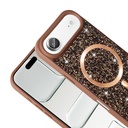 Apple iPhone 17 Air Uyumlu Kılıf Pırlanta Tasarımlı M-safe Şarj Özellikli Zore Mozaik Silikon Kapak - 4