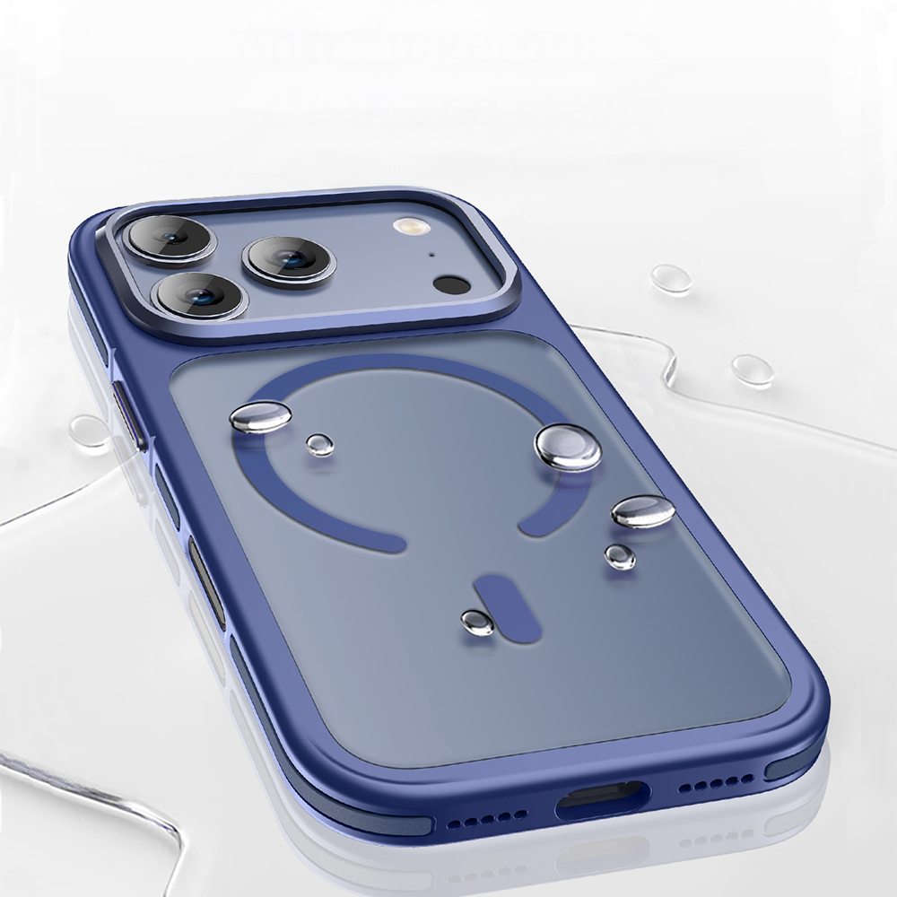 Apple iPhone 17 Pro Max Uyumlu Kılıf M-safe Şarj Özellikli Mat Görünümlü Wlons Vevo Kapak - 8
