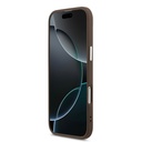 Apple iPhone 17 Air Uyumlu Kılıf Guess Orjinal Lisanslı M-safe Şarj Özellikli Klasik Yazı Logolu PU Deri Kapak - 4