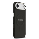 Apple iPhone 17 Air Uyumlu Kılıf Guess Orjinal Lisanslı M-safe Şarj Özellikli Klasik Yazı Logolu PU Deri Kapak - 9