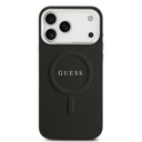 Apple iPhone 17 Pro Max Uyumlu Kılıf Guess Orjinal Lisanslı M-safe Şarj Özellikli Klasik Yazı Logolu PU Deri Kapak - 8