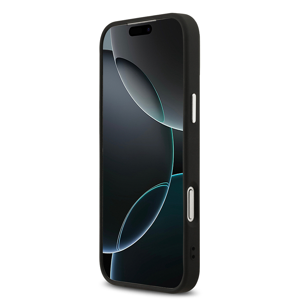 Apple iPhone 17 Pro Max Uyumlu Kılıf Guess Orjinal Lisanslı M-safe Şarj Özellikli Klasik Yazı Logolu PU Deri Kapak - 10
