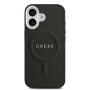 Apple iPhone 17 Uyumlu Kılıf Guess Orjinal Lisanslı M-safe Şarj Özellikli Klasik Yazı Logolu PU Deri Kapak - 2