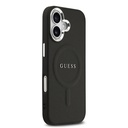 Apple iPhone 17 Uyumlu Kılıf Guess Orjinal Lisanslı M-safe Şarj Özellikli Klasik Yazı Logolu PU Deri Kapak - 3