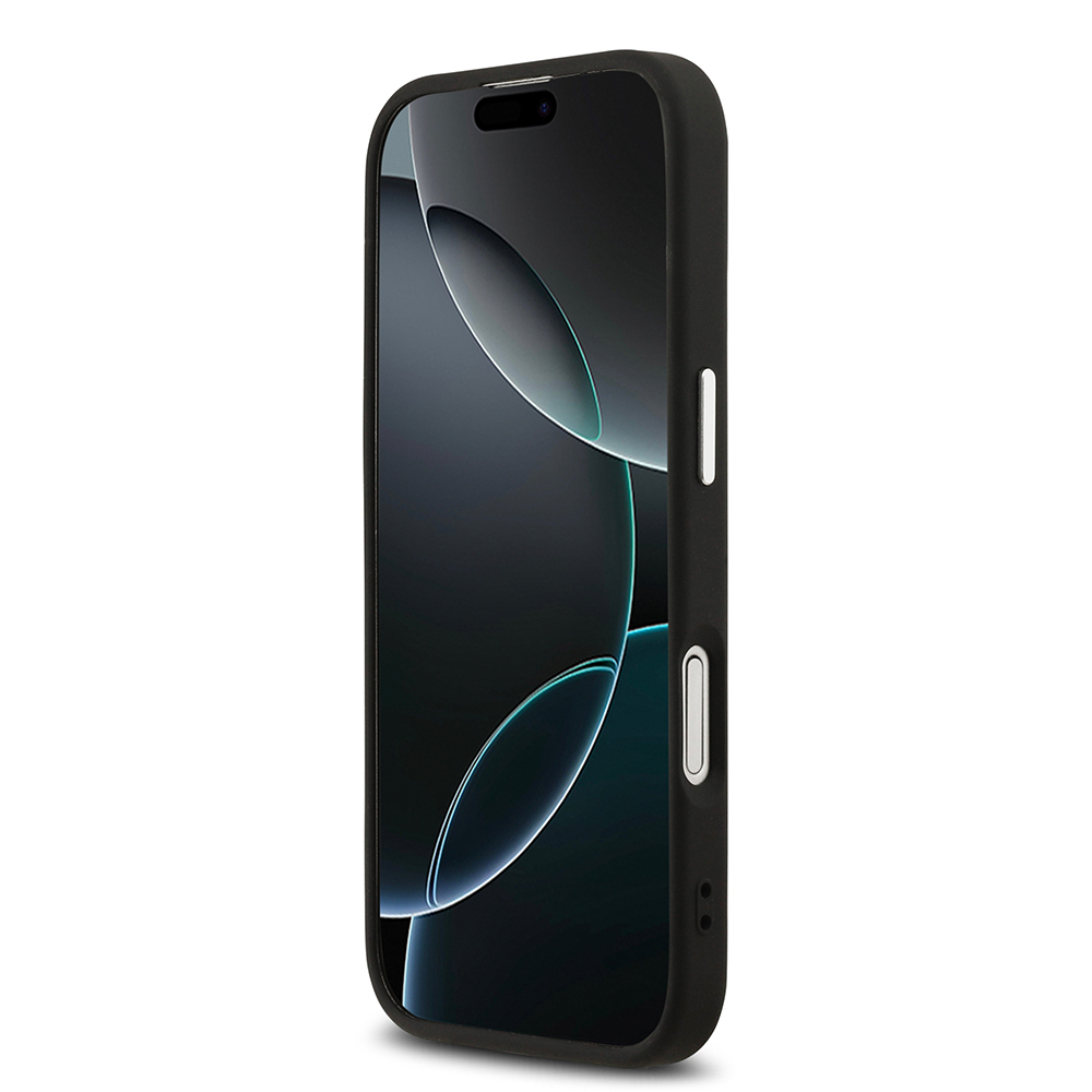 Apple iPhone 17 Uyumlu Kılıf Guess Orjinal Lisanslı M-safe Şarj Özellikli Klasik Yazı Logolu PU Deri Kapak - 4