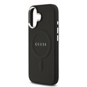 Apple iPhone 17 Uyumlu Kılıf Guess Orjinal Lisanslı M-safe Şarj Özellikli Klasik Yazı Logolu PU Deri Kapak - 5