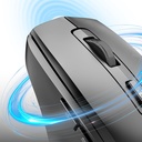 Lenyes WS106 Yapay Zeka Destekli Ergonomik Çift Bluetooth Bağlantılı 2.4G Kablosuz Mouse 1200 DPI - 2
