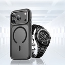 Apple iPhone 17 Pro Uyumlu Kılıf M-safe Şarj Özellikli Mat Görünümlü Wlons Vevo Kapak - 12