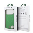 Apple iPhone 17 Pro Max Uyumlu Kılıf Lacoste Orjinal Lisanslı M-safe Şarj Özellikli İkonik Logolu Metal Kamera Çerçeveli Silikon Kapak - 21