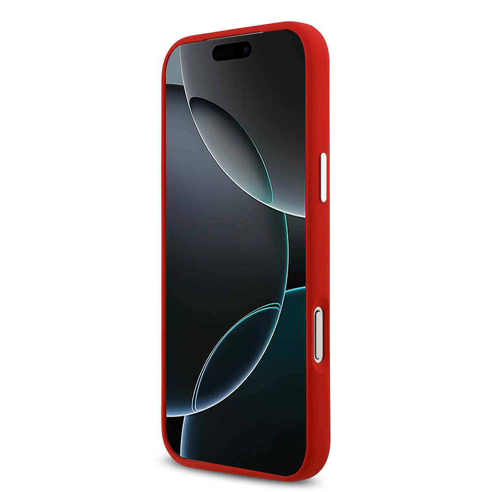 Apple iPhone 17 Pro Max Uyumlu Kılıf Lacoste Orjinal Lisanslı M-safe Şarj Özellikli İkonik Logolu Metal Kamera Çerçeveli Silikon Kapak - 25