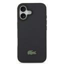 Apple iPhone 17 Uyumlu Kılıf Lacoste Orjinal Lisanslı M-safe Şarj Özellikli PU Pike Desenli Metal Logolu Kartlıklı Kapak - 10