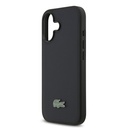 Apple iPhone 17 Uyumlu Kılıf Lacoste Orjinal Lisanslı M-safe Şarj Özellikli PU Pike Desenli Metal Logolu Kartlıklı Kapak - 13