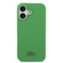 Apple iPhone 17 Uyumlu Kılıf Lacoste Orjinal Lisanslı M-safe Şarj Özellikli PU Pike Desenli Metal Logolu Kartlıklı Kapak - 19