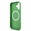 Apple iPhone 17 Uyumlu Kılıf Lacoste Orjinal Lisanslı M-safe Şarj Özellikli PU Pike Desenli Metal Logolu Kartlıklı Kapak - 23
