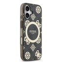 Apple iPhone 17 Uyumlu Kılıf Guess Orjinal Lisanslı M-safe Şarj Özellikli IML Peony ve 4G Desenli Klasik Logolu Kapak - 3
