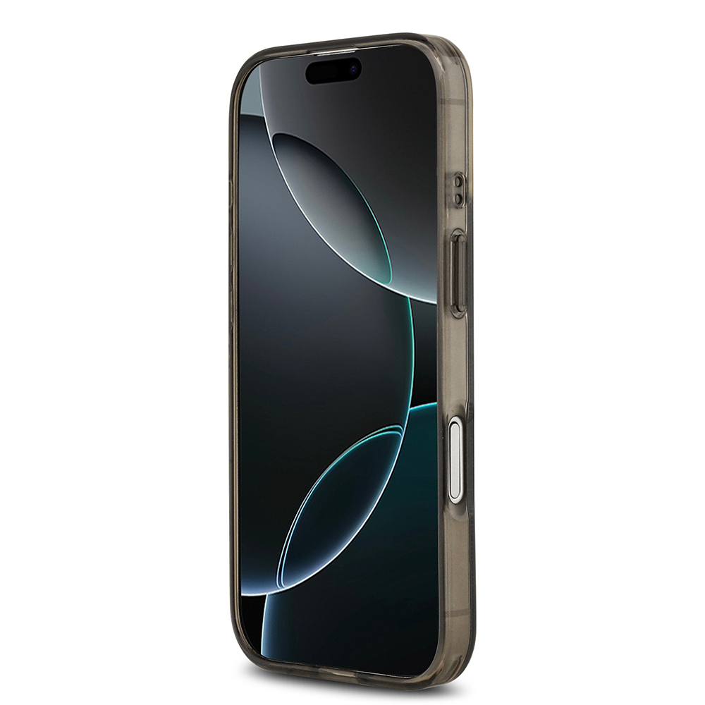 Apple iPhone 17 Uyumlu Kılıf Guess Orjinal Lisanslı M-safe Şarj Özellikli IML Peony ve 4G Desenli Klasik Logolu Kapak - 4