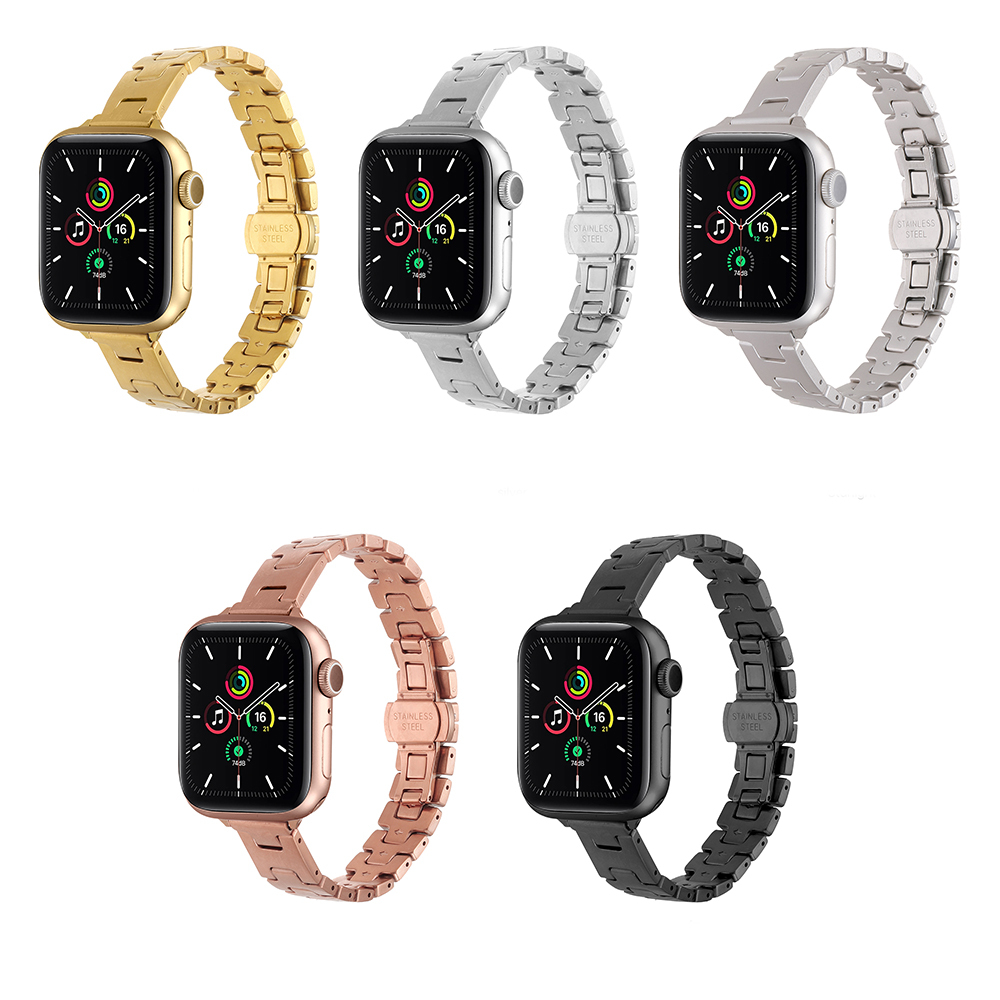 Apple Watch 42mm Uyumlu Zore KRD-150 Metal Kordon Strap Kayış - 10