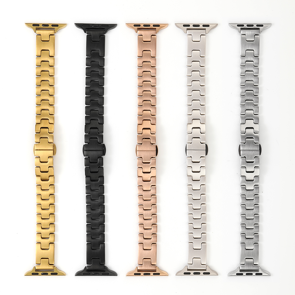 Apple Watch 40mm Uyumlu Zore KRD-150 Metal Kordon Strap Kayış - 8