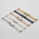 Apple Watch 10 42mm Uyumlu Zore KRD-150 Metal Kordon Strap Kayış - 9