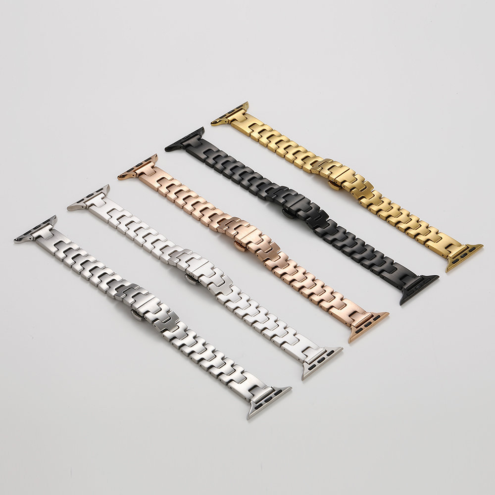 Apple Watch Ultra 49mm Uyumlu Zore KRD-150 Metal Kordon Strap Kayış - 8