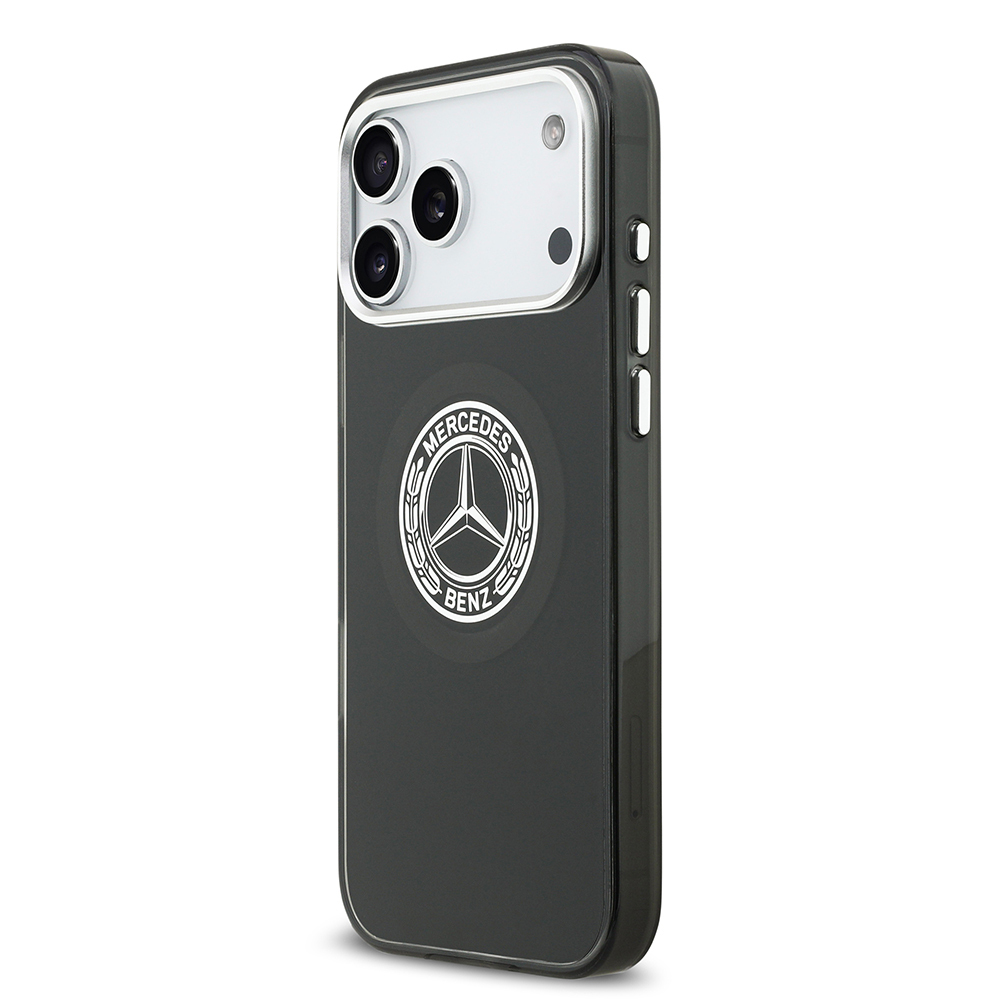 Apple iPhone 17 Pro Max Uyumlu Kılıf Mercedes Benz Orjinal Lisanslı M-safe Şarj Özellikli Çift Katmanlı PC Nostaljik Yıldız Dizayn Kapak - 7
