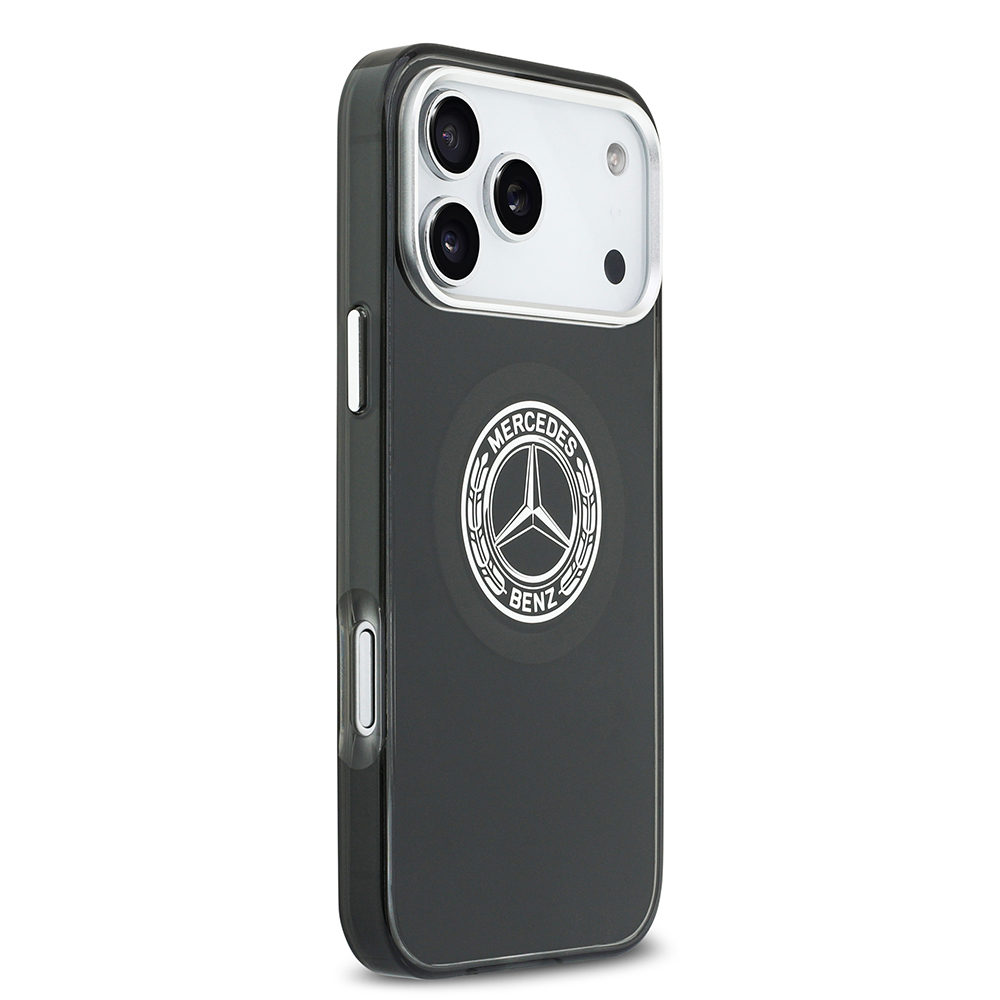 Apple iPhone 17 Pro Max Uyumlu Kılıf Mercedes Benz Orjinal Lisanslı M-safe Şarj Özellikli Çift Katmanlı PC Nostaljik Yıldız Dizayn Kapak - 9