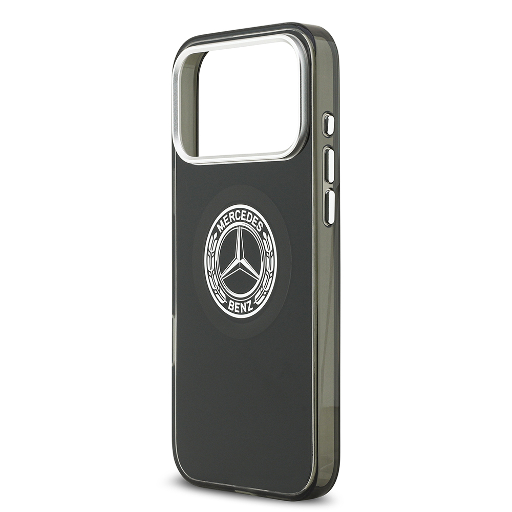 Apple iPhone 17 Pro Max Uyumlu Kılıf Mercedes Benz Orjinal Lisanslı M-safe Şarj Özellikli Çift Katmanlı PC Nostaljik Yıldız Dizayn Kapak - 11