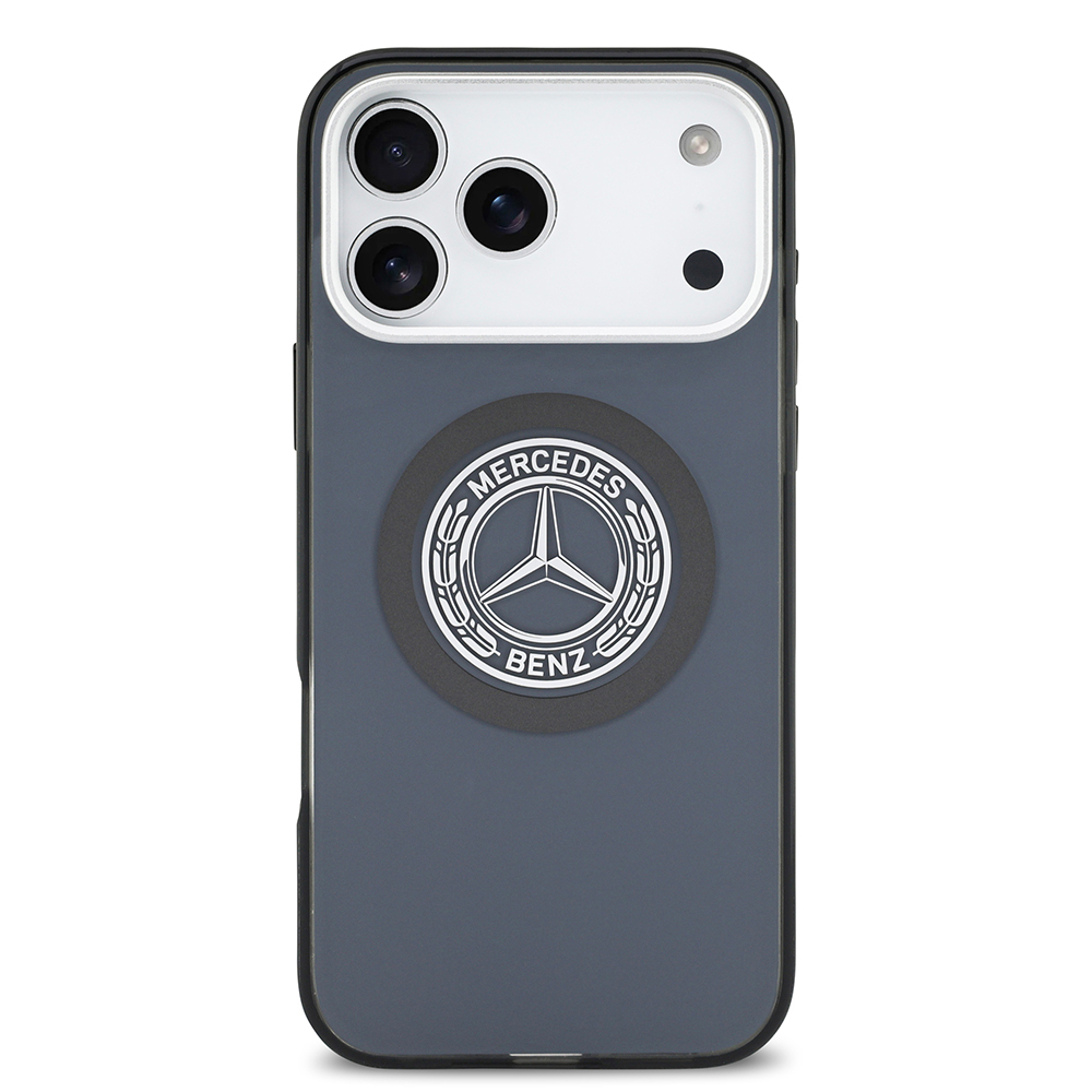 Apple iPhone 17 Pro Max Uyumlu Kılıf Mercedes Benz Orjinal Lisanslı M-safe Şarj Özellikli Çift Katmanlı PC Nostaljik Yıldız Dizayn Kapak - 20