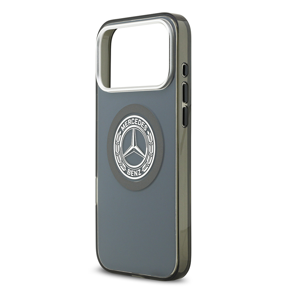 Apple iPhone 17 Pro Max Uyumlu Kılıf Mercedes Benz Orjinal Lisanslı M-safe Şarj Özellikli Çift Katmanlı PC Nostaljik Yıldız Dizayn Kapak - 23
