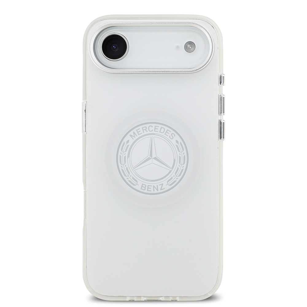 Apple iPhone 17 Air Uyumlu Kılıf Mercedes Benz Orjinal Lisanslı M-safe Şarj Özellikli Buzlu PC Nostaljik Yıldız Dizayn Kapak - 2