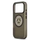 Apple iPhone 17 Pro Uyumlu Kılıf Mercedes Benz Orjinal Lisanslı M-safe Şarj Özellikli Buzlu PC Nostaljik Yıldız Dizayn Kapak - 5