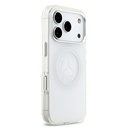 Apple iPhone 17 Pro Uyumlu Kılıf Mercedes Benz Orjinal Lisanslı M-safe Şarj Özellikli Buzlu PC Nostaljik Yıldız Dizayn Kapak - 9