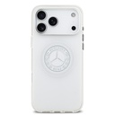 Apple iPhone 17 Pro Max Uyumlu Kılıf Mercedes Benz Orjinal Lisanslı M-safe Şarj Özellikli Buzlu PC Nostaljik Yıldız Dizayn Kapak - 2