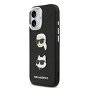 Apple iPhone 17 Uyumlu Kılıf Karl Lagerfeld Orjinal Lisanslı Metal Logolu K&C Heads Pin Kapak - 1
