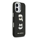 Apple iPhone 17 Uyumlu Kılıf Karl Lagerfeld Orjinal Lisanslı Metal Logolu K&C Heads Pin Kapak - 3