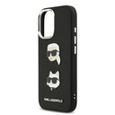 Apple iPhone 17 Uyumlu Kılıf Karl Lagerfeld Orjinal Lisanslı Metal Logolu K&C Heads Pin Kapak - 5