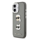 Apple iPhone 17 Uyumlu Kılıf Karl Lagerfeld Orjinal Lisanslı Metal Logolu K&C Heads Pin Kapak - 8