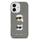 Apple iPhone 17 Uyumlu Kılıf Karl Lagerfeld Orjinal Lisanslı Metal Logolu K&C Heads Pin Kapak - 9