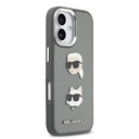 Apple iPhone 17 Uyumlu Kılıf Karl Lagerfeld Orjinal Lisanslı Metal Logolu K&C Heads Pin Kapak - 10