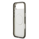 Apple iPhone 17 Air Uyumlu Kılıf Karl Lagerfeld Orjinal Lisanslı Parlayan Simli Karl & Choupette Heads Kapak - 12