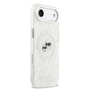 Apple iPhone 17 Air Uyumlu Kılıf Karl Lagerfeld Orjinal Lisanslı Parlayan Simli Karl & Choupette Heads Kapak - 15