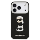 Apple iPhone 17 Pro Max Uyumlu Kılıf Karl Lagerfeld Orjinal Lisanslı Metal Logolu K&C Heads Pin Kapak - 2