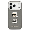 Apple iPhone 17 Pro Max Uyumlu Kılıf Karl Lagerfeld Orjinal Lisanslı Metal Logolu K&C Heads Pin Kapak - 8
