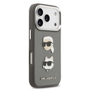 Apple iPhone 17 Pro Max Uyumlu Kılıf Karl Lagerfeld Orjinal Lisanslı Metal Logolu K&C Heads Pin Kapak - 9