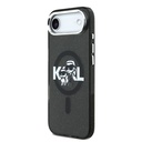 Apple iPhone 17 Air Uyumlu Kılıf Karl Lagerfeld Orjinal Lisanslı Parlayan Simli Karl & Choupette Sketch Logo Kapak - 1